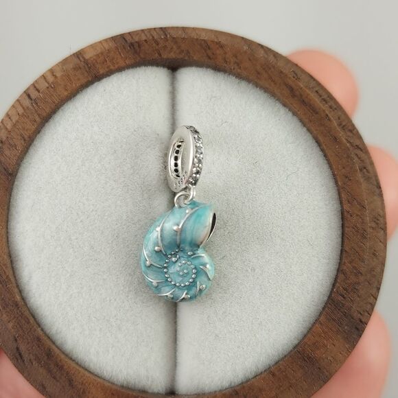 925 Silver Seashell Nautical Charm - Picture 13 of 13